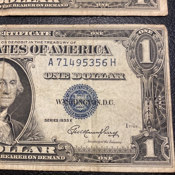 One dollar silver certificate 1935 - Picture 6 of 8